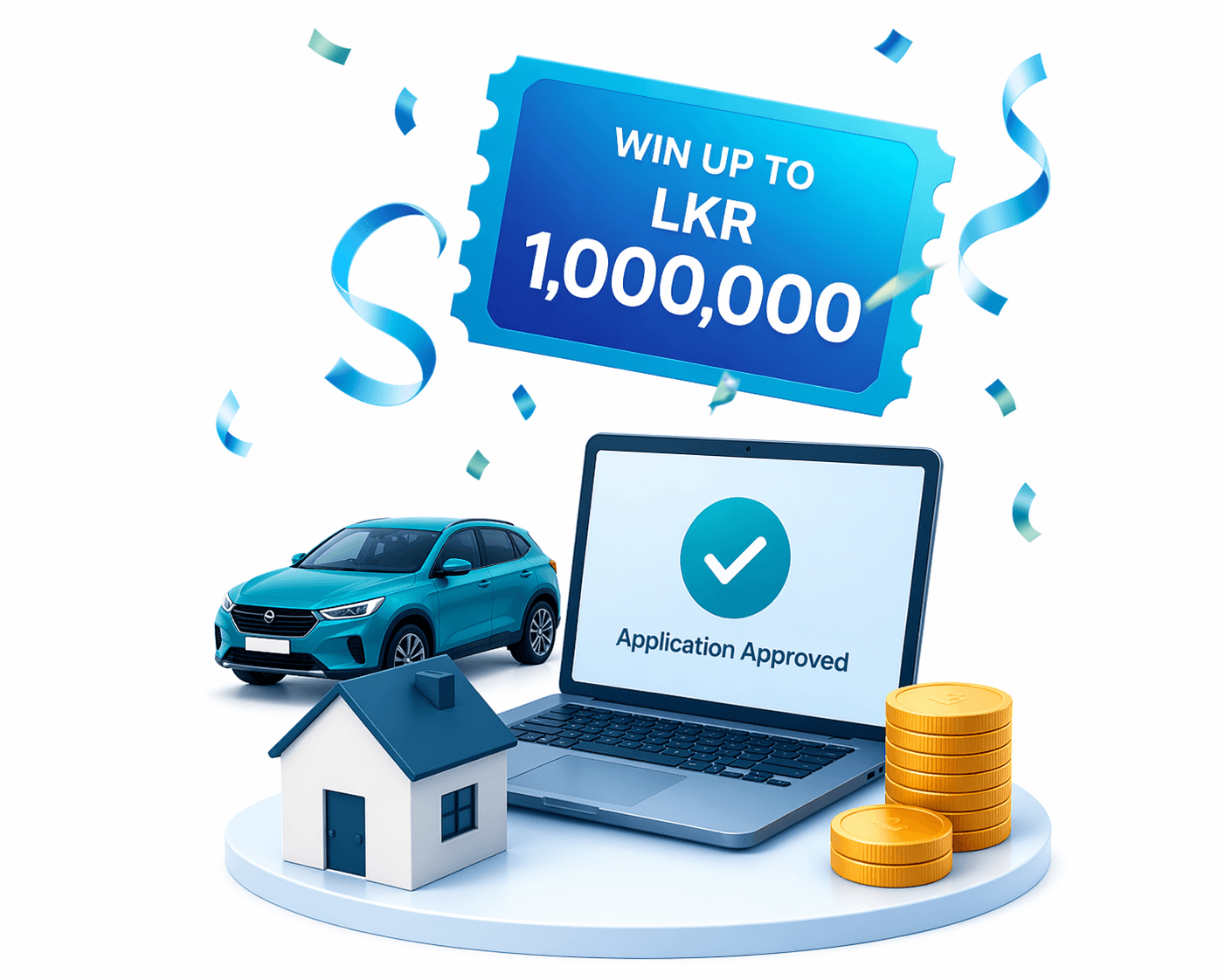 Apply for financing, get finalized, and enter the monthly draw automatically